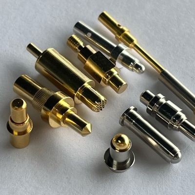 Pin Pogo SMT chapado en oro para aplicación de energía, tipo soldadura