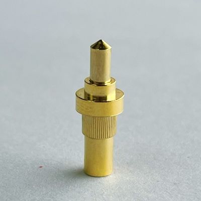 Entrega rápida de muestras de latón C3604 Pogo Pin Conector Primavera 1A 3A 10A Oro Cobre M8 M4 M3 M2 tornillo de prueba de hilo conductor