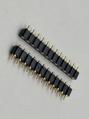 Conector de acoplamiento de pin Pogo tipo SMT 4pin 10pin 12pin de contacto con carga de resorte con alta durabilidad y resistencia a la niebla salina
