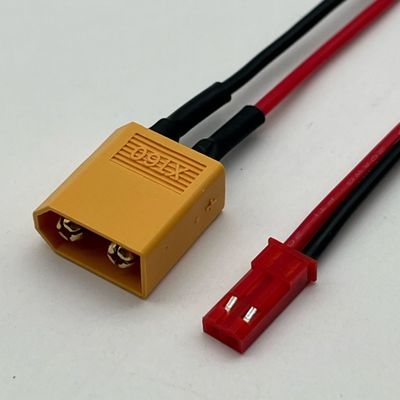 Ensamblaje de arnés de cable OEM Amass Hembra a Macho XT30 XT60 XT90 con conector JST XH SM
