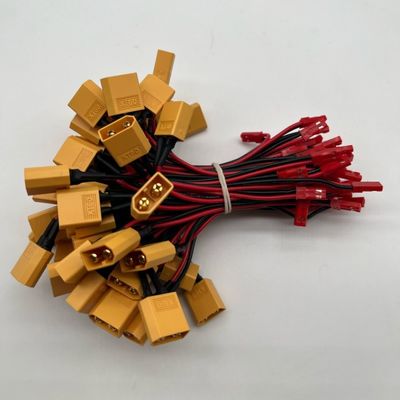 Ensamblaje de arnés de cable OEM Amass Hembra a Macho XT30 XT60 XT90 con conector JST XH SM