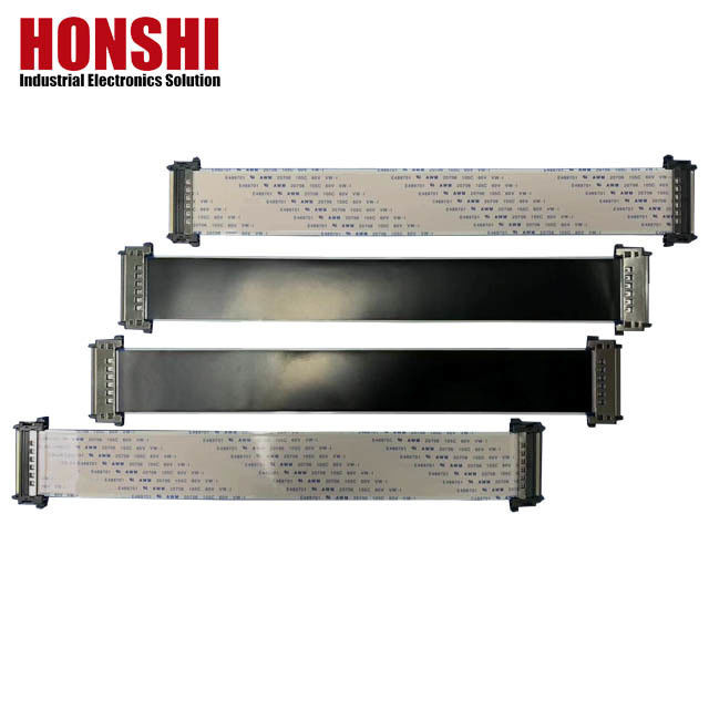 0.5mm Pitch FPC Flat Flex Cable para 80c 60v 10p 40p 60cm alambre de cobre enlatado