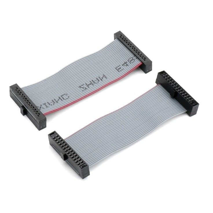 1.27mm cinta de paso Flat cable de ensamblaje cinta de conector de IDC cable 20 pin cable de arnés