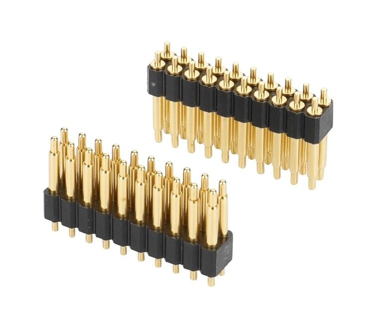 2.0mm Pitch H2.5mm Conector de pin de Pogo masculino para PCB de doble fila de 20 pines