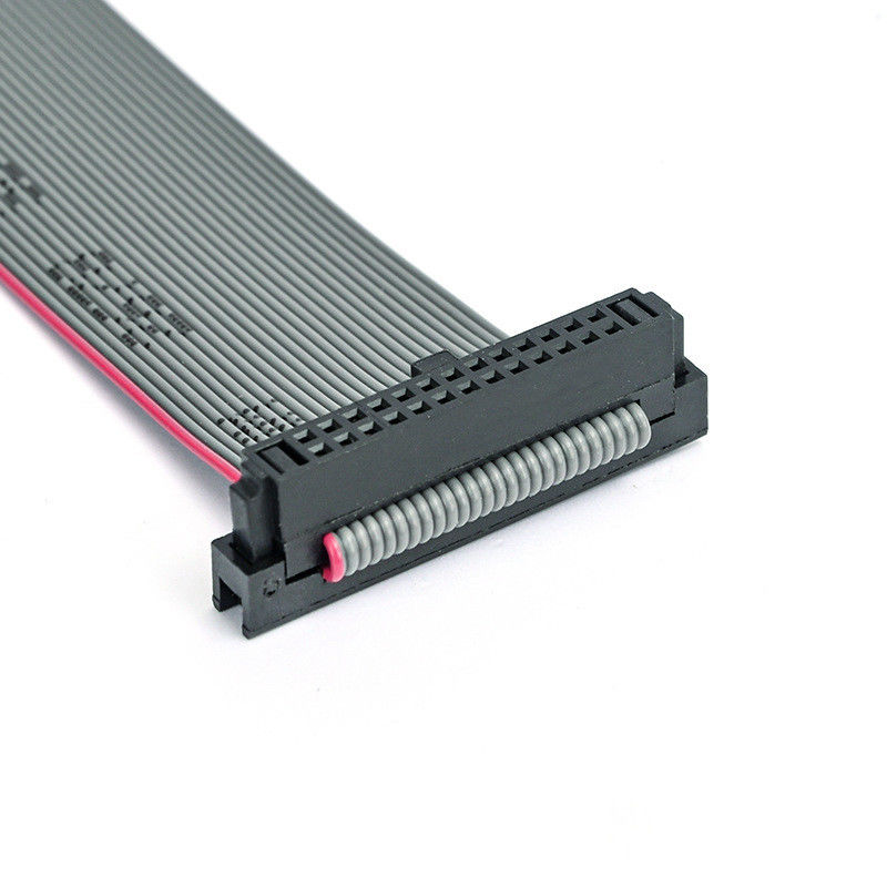 26 pin IDC Flat Ribbon Cable Assembly con alivio de la tensión y IDC de 2,54 mm a la toma de IDC