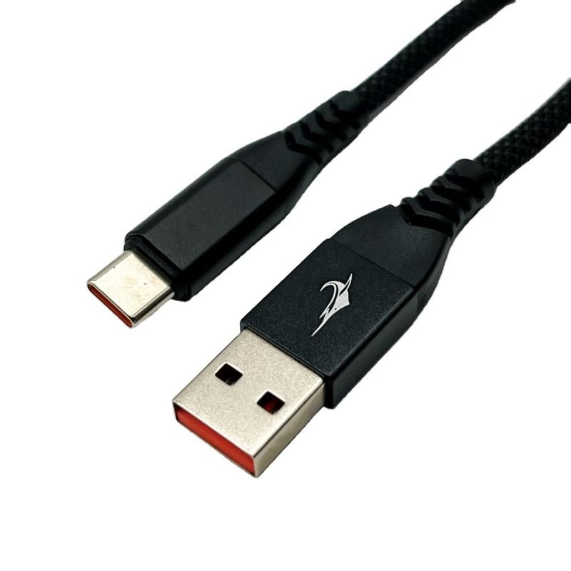 1m Black USB Molded Cable Assembly UL2725 28Awg para sincronización y carga rápida de datos