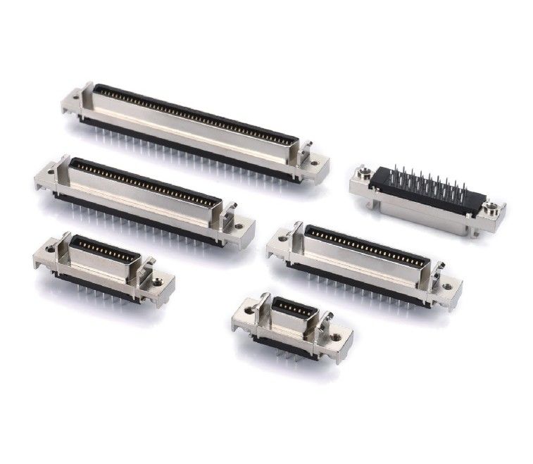 MDR PCB Conector SCSI recto 14 20 26 36 50 Pin 68 Pin 100 Pin