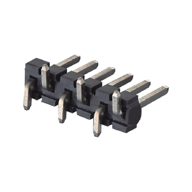 3.96mm Revestido de oro PCB conector de encabezado de pin de fila única SMT Tipo 2 - 20 pin H3.2mm