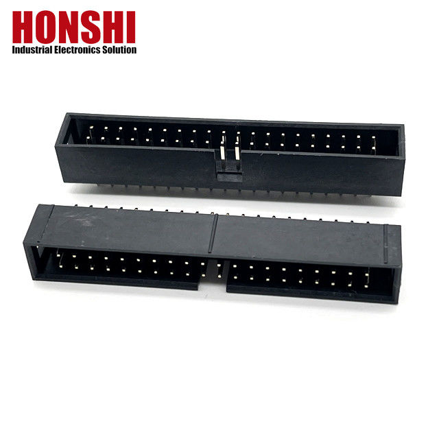 2Conector de cabecera de caja de.54mm H8.8 40P Conector eléctrico dorado de doble fila