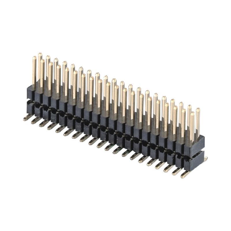 1.27mm doble plástico 2 - 100 conector de encabezado de pines H2.5mm DIP SMT tipo PCB
