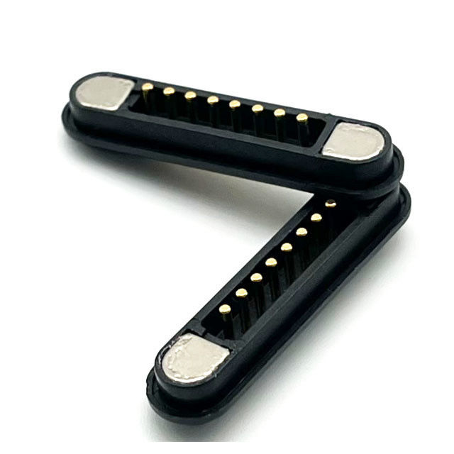 Conector magnético de 8 pines macho Hembra Conector de pines Pogo para placa de PCB