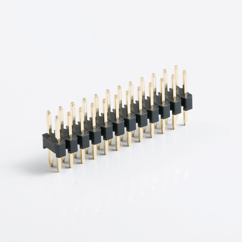 Conector de doble fila de tablero a tablero 2.54mm Pitch 2 pin 20 pin 80 pin PCB recto