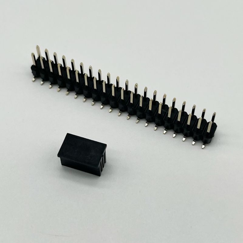 2.54mm Pitch Pin Header Connector 2 Pin - 80 Pin DIP SMT PCB Conector de encabezado masculino