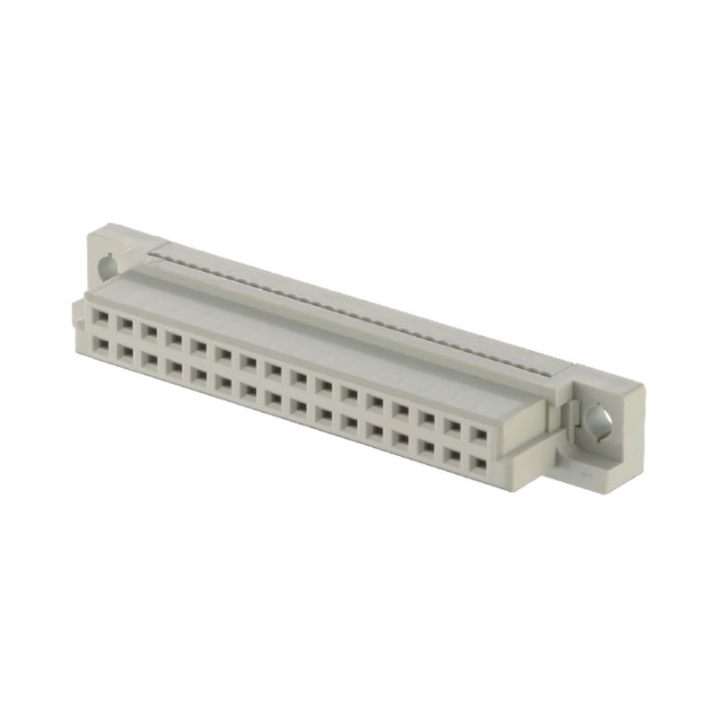 2 filas 32 pines tipo de conector IDC Din41612 conector femenino de 2,54 mm pitch