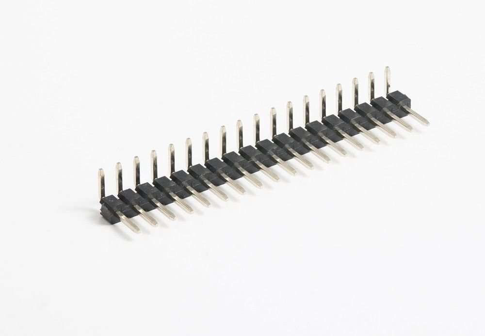 Ángulo recto de 90 grados Conector de tabla a tabla SMD PCB conector de encabezado de alfiler de 2.54 mm
