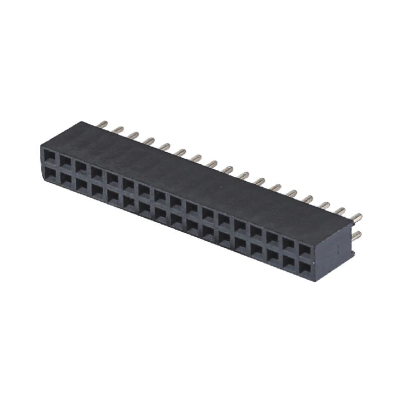 2.0mm H4.3mm DIP Header Femenino Directo 2x2 2x40pin Conector de cabeza femenino