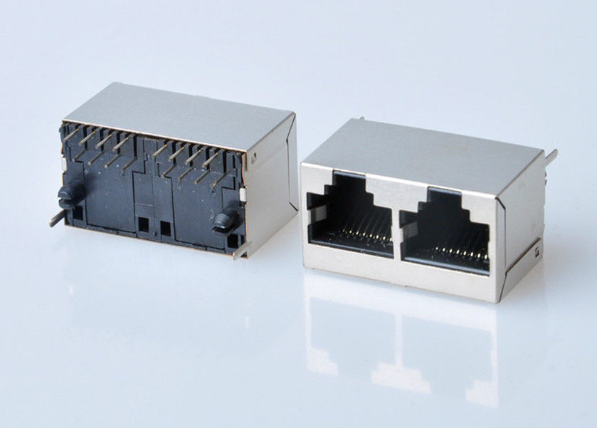 8p8c RJ45 Jack Conector de PCB montado para conexión de red de conexión a Internet Modular de aleación de cobre