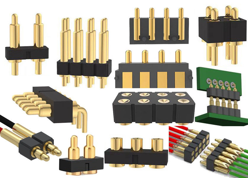 1x3P DIP Pogo Pin conector de resorte cargado 2 pin - 40 pin 2.54mm Pitch