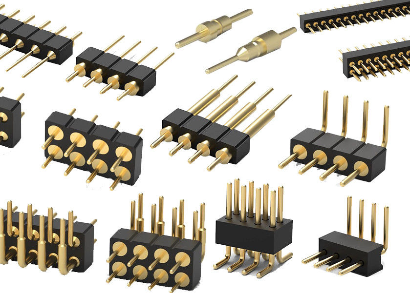 1.27mm 2.0mm 2.54mm Cabeza de alfiler redonda Conector de PCB Cabeza de alfiler mecanizada Tipo SMT