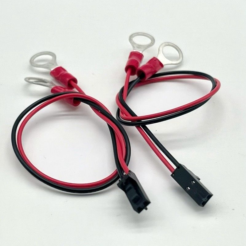 Conector femenino Molex 2.54mm 2P para terminal redondo M4 con cable de alambre UL1007 22AWG