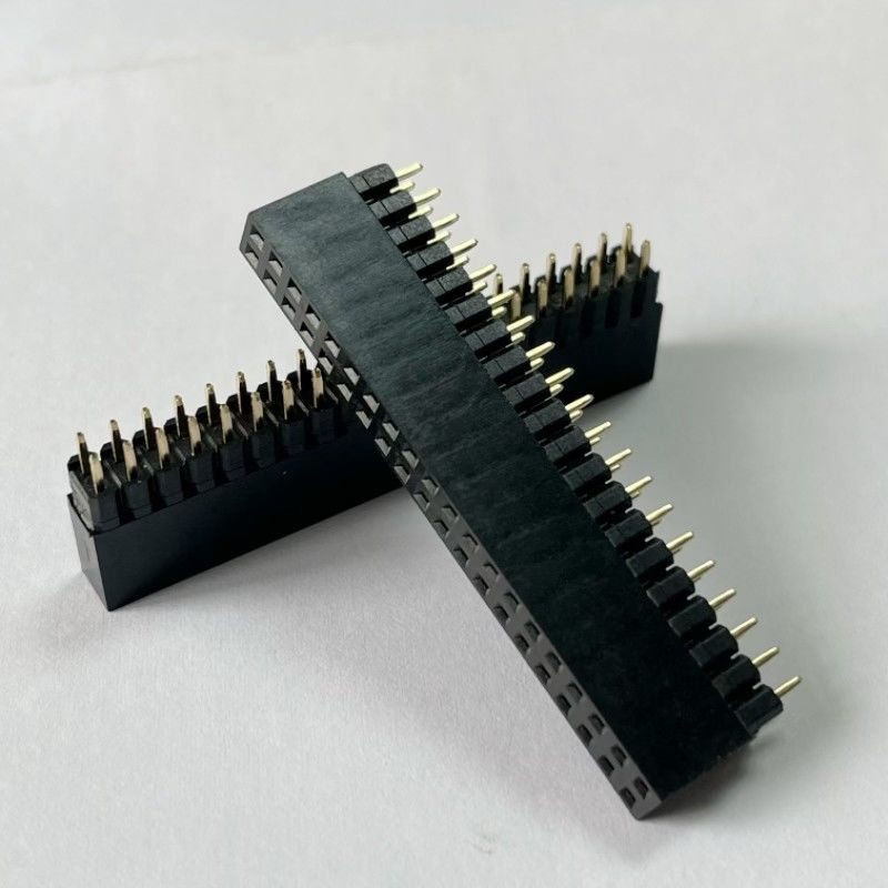 2.54mm Pitch Dual Row H8.5mm Conector de tabla a tabla Conector de cabeza de alfiler femenino