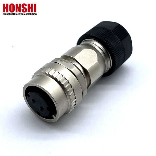 DDK CM10 Serie Conector impermeable masculino femenino con cáscara de aleación de zinc 2 pines / 10 pines terminales de cobre y diseño duradero