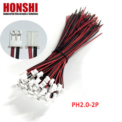 Conector de cableado eléctrico personalizado UL1007 24Awg JST PH2.0