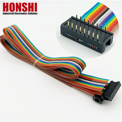 DIP 2.54x7.62mm Cable plano alambre eléctrico a la tabla de conector Arnés de alambre plano