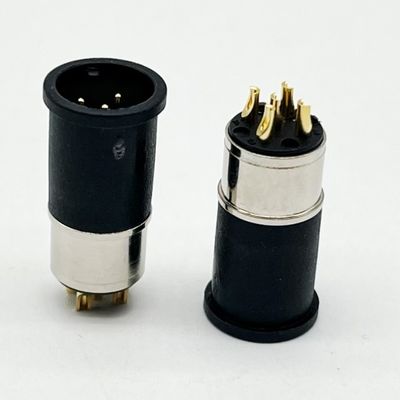 M12 5 Pin Mujer y panel de montaje masculino Multi Pin conectores de cable circular a prueba de agua