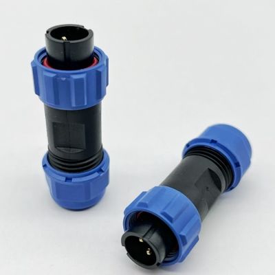 Conectores de alambre circular IP67 impermeables tipo DIN conector masculino 2 3 4 5 6 8 10 12 pin