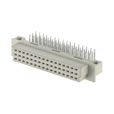 48 Pin Din 41612 Conector 2.54mm Ángulo recto Conector femenino a través del agujero 3 * 16Pin