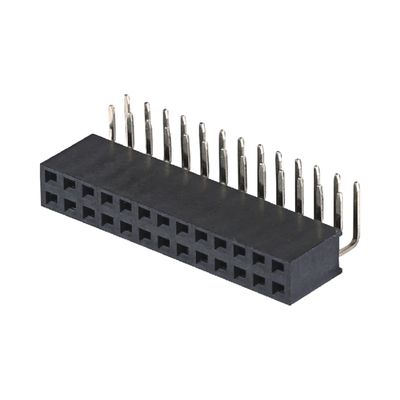 2.0mm H4.3 4.6mm Conector de cabeza de alfiler femenino Ángulo derecho 90 grados 2x2 2x40pin