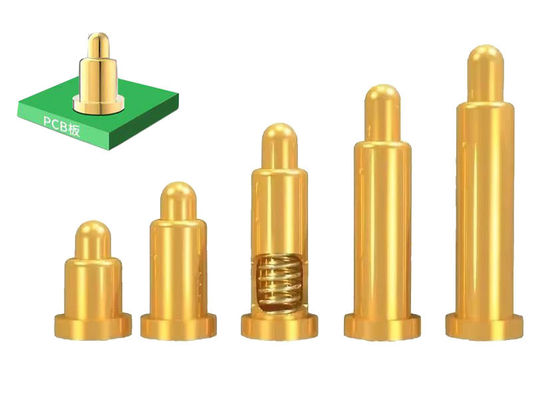 Tipo SMT Pogo Pin 2 mm Oro Palted SUS304 Pogo Pin de Muelle