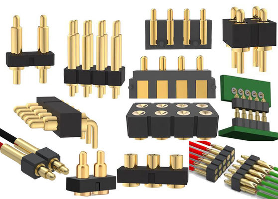 1x3P DIP Pogo Pin conector de resorte cargado 2 pin - 40 pin 2.54mm Pitch