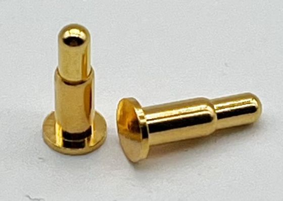 Conector de pin Pogo de latón 1A Precisión de corriente nominal mecanizada a través de pines Pogo agujero